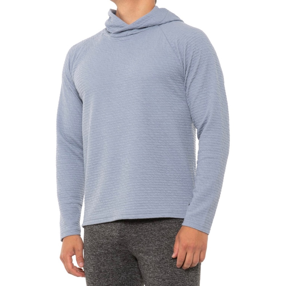 Apana ribbed Ottoman hoodie for men.